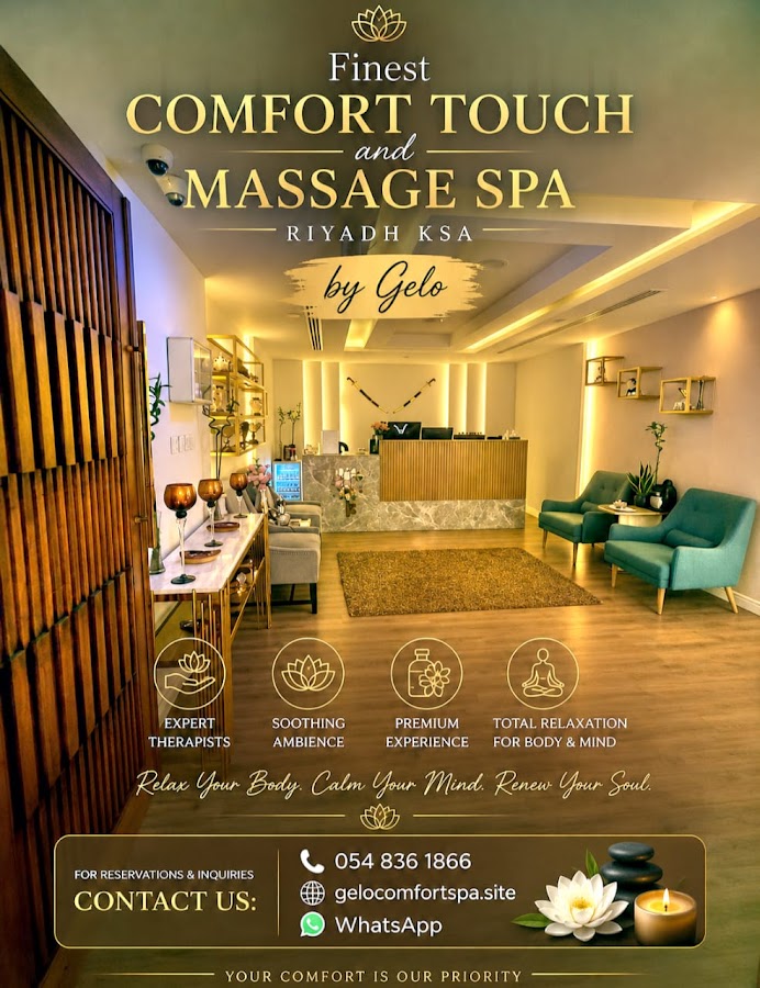 Comfort Massage Spa and Moroccan Bathe Riyadh KSA للرجال، تدليك الجسم للاسترخاء