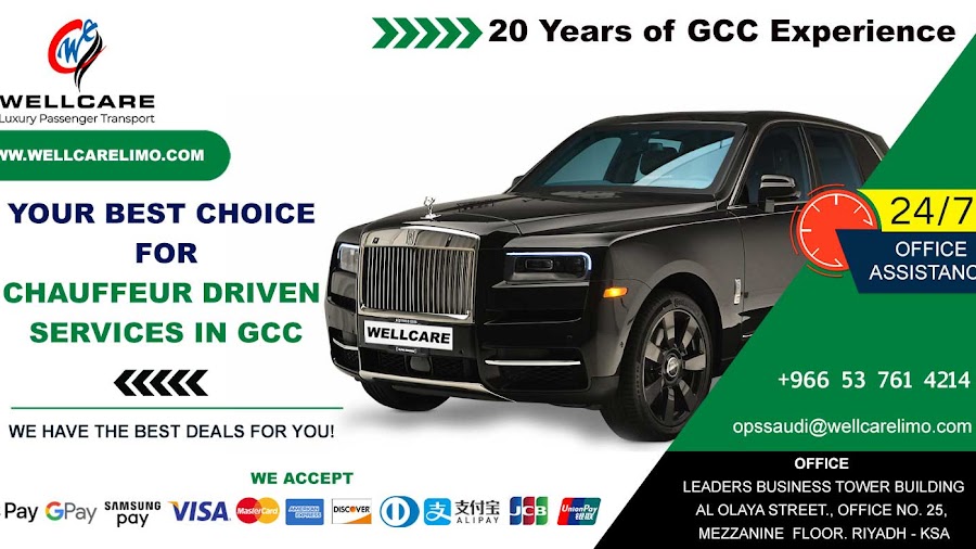 Wellcare Limousines- Car with Driver in Saudi Arabia — photo 3